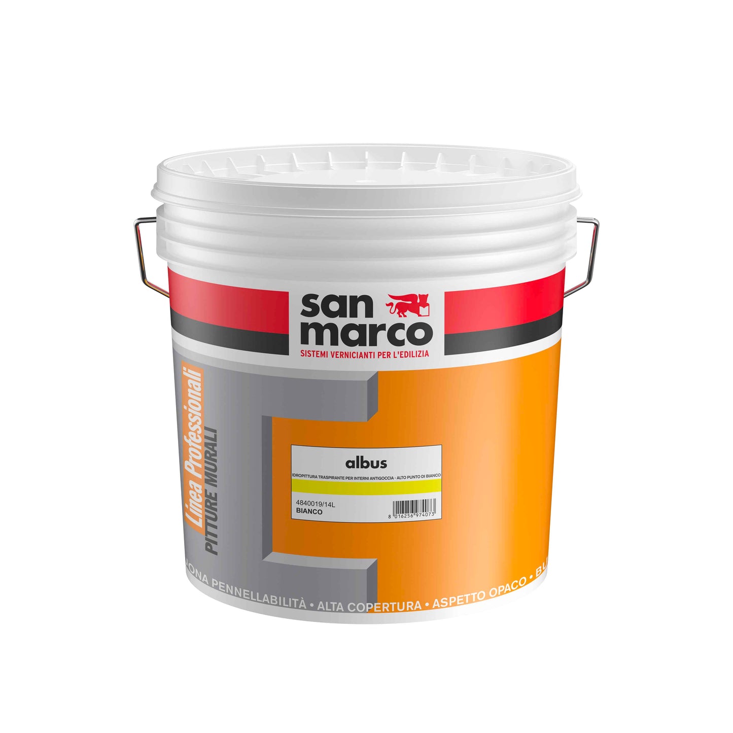 IDROPITTURA TRASPIRANTE PER INTERNI ALBUS