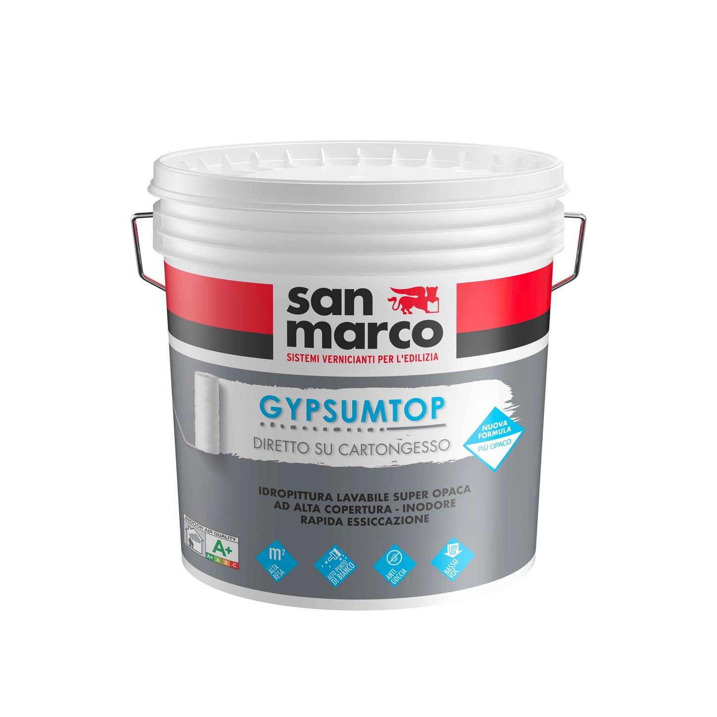 PITTURA LAVABILE PER CARTONGESSO GYPSUMTOP