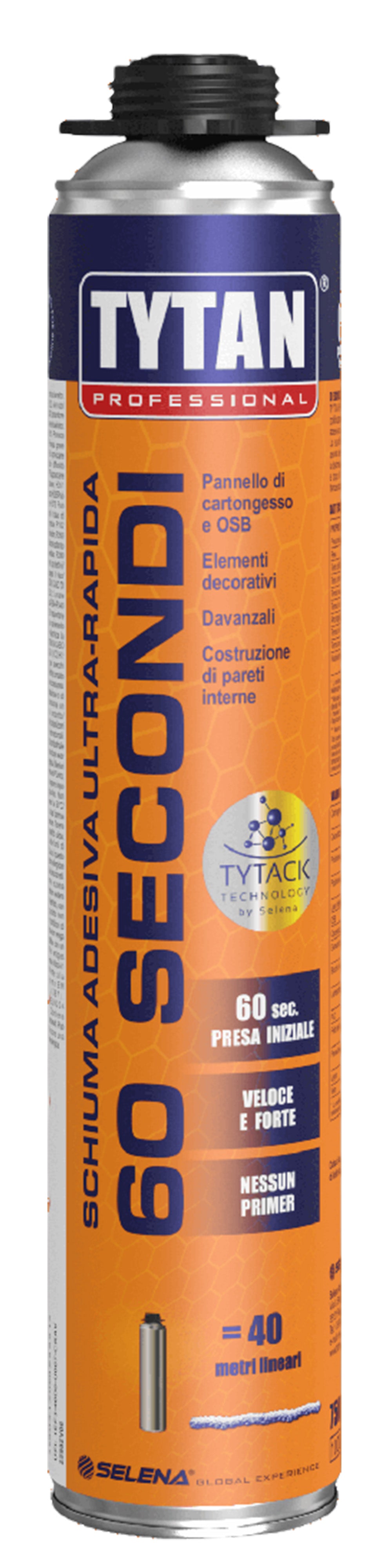 SCHIUMA ADESIVA RAPIDA 60 SECONDI PROFESSIONAL