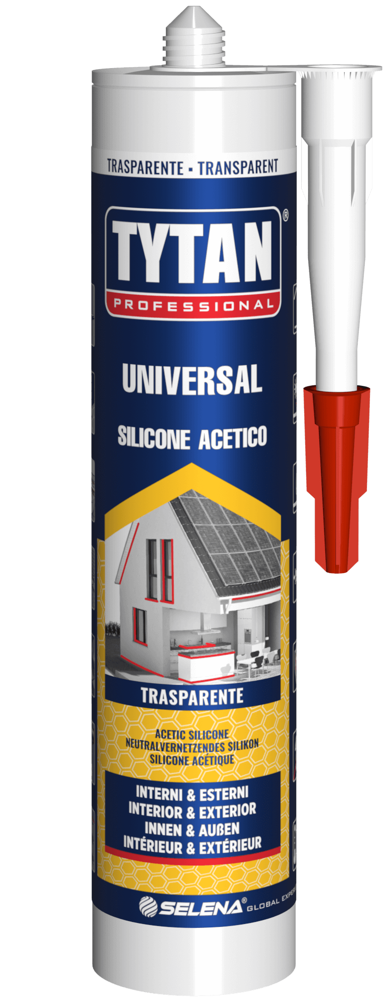 SILICONE UNIVERSALE TRASPARENTE