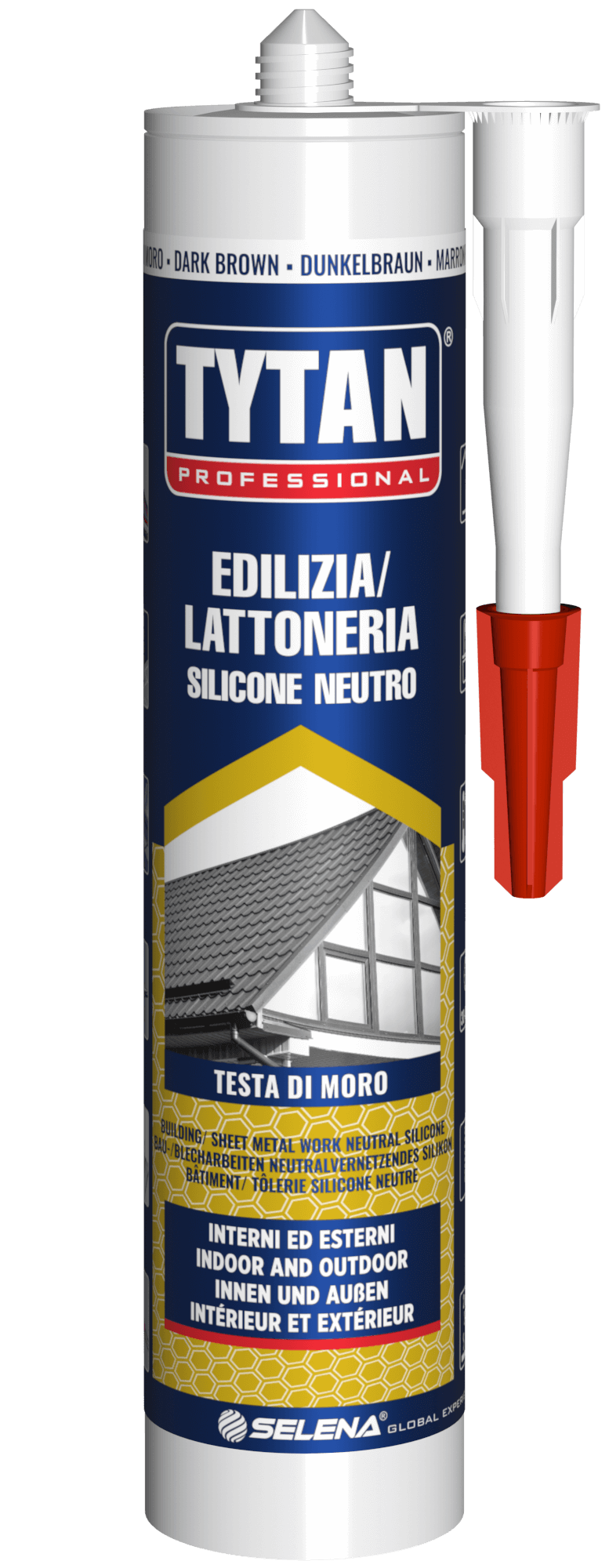 SILICONE NEUTRO EDILIZIA LATTONERIA TESTA DI MORO