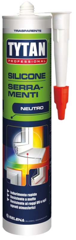 SILICONE NEUTRO SERRAMENTI INFISSI NERO