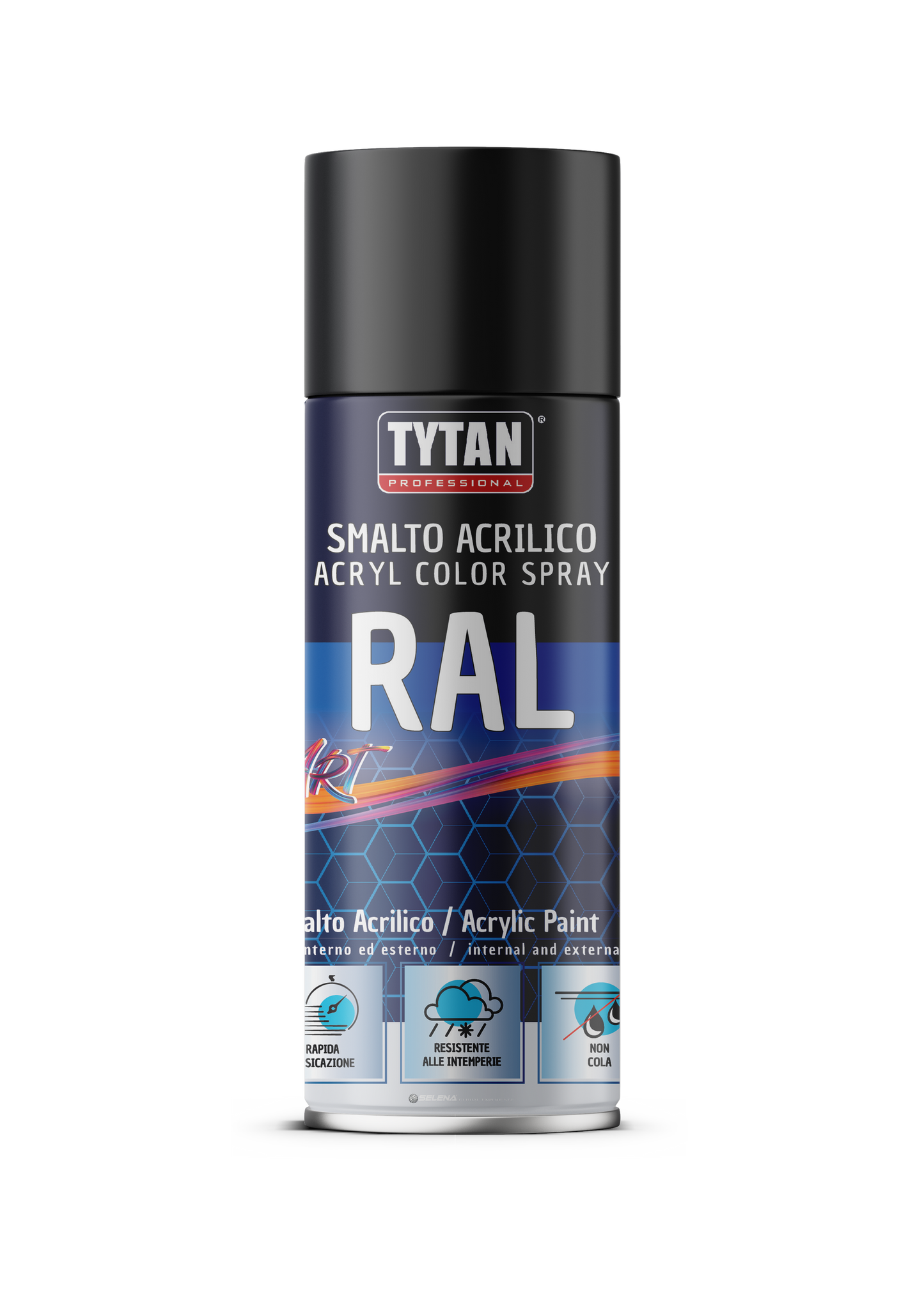 SMALTO ACRILICO ART SPRAY NERO OPACO