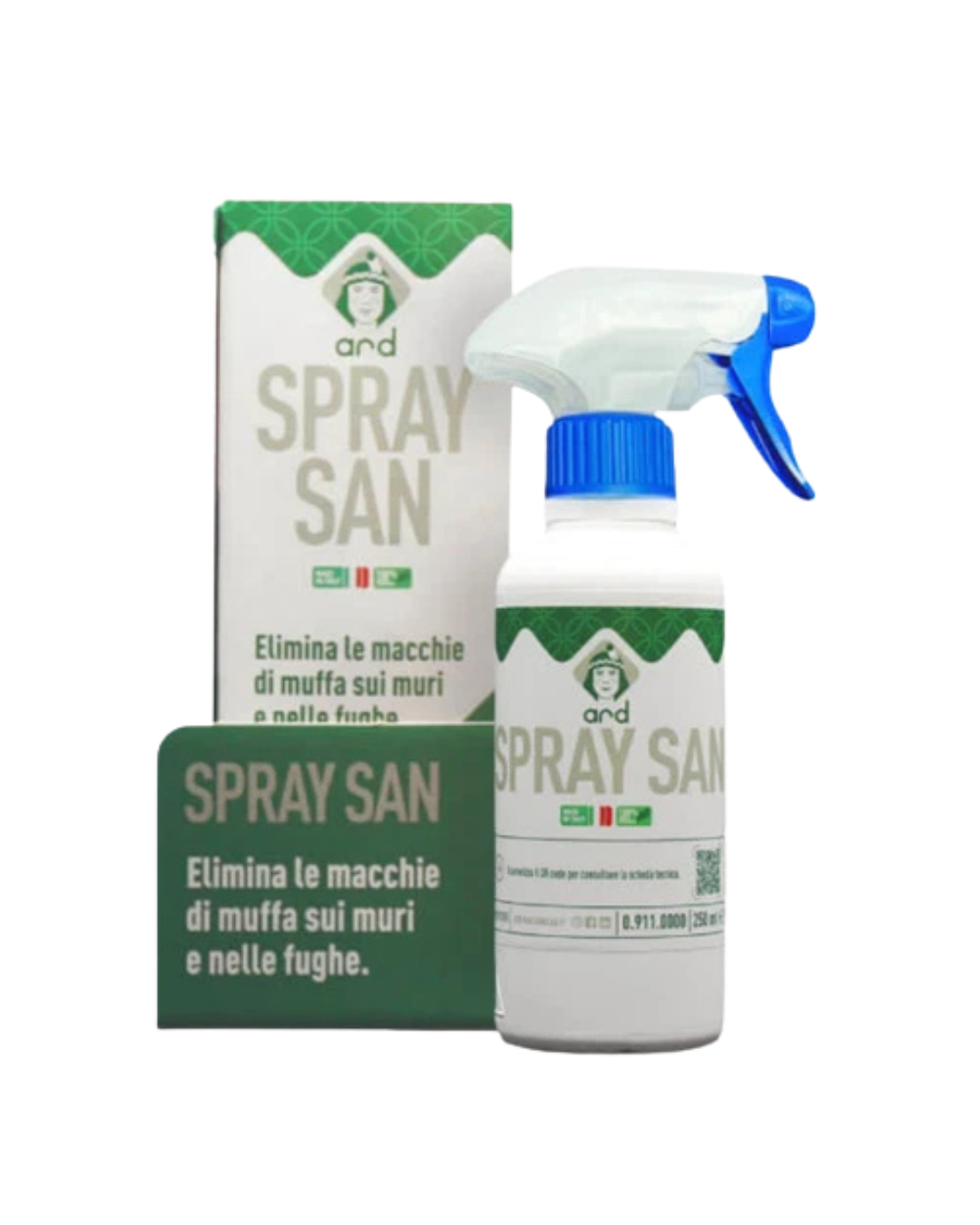 SPRAY SAN LO SPAZZAMUFFA – DETERGENTE ANITIMUFFA RAPIDO