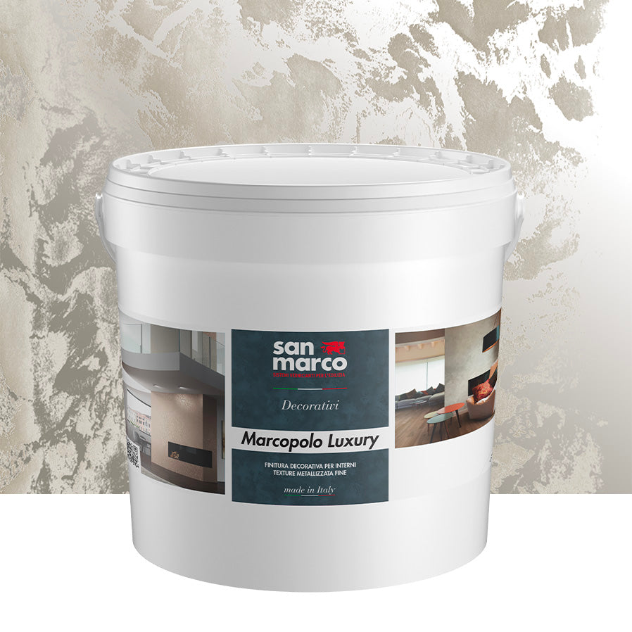 PITTURA DECORATIVA PER INTERNI METALLIZZATA MARCOPOLO LUXURY