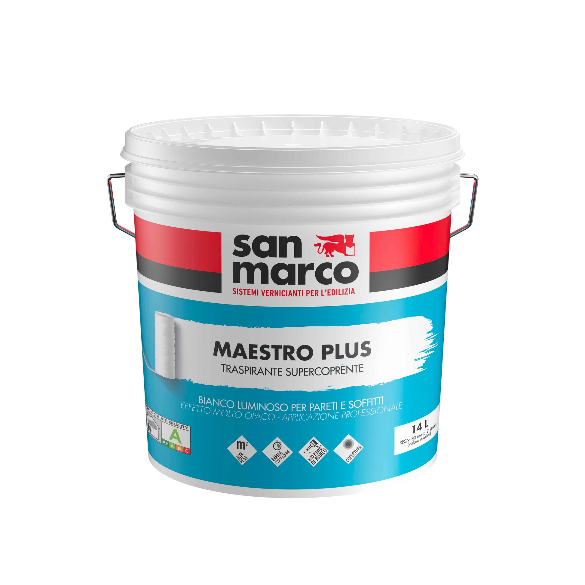 PITTURA TRASPIRANTE PER INTERNI MAESTRO PLUS