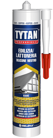SILICONE NEUTRO EDILIZIA LATTONERIA RAME