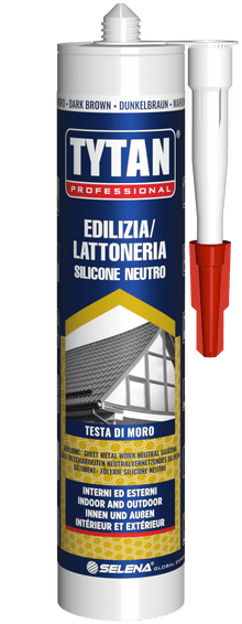 SILICONE NEUTRO EDILIZIA LATTONERIA TESTA DI MORO 