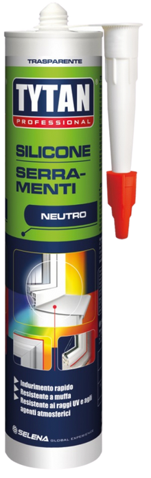 SILICONE NEUTRO SERRAMENTI INFISSI NERO