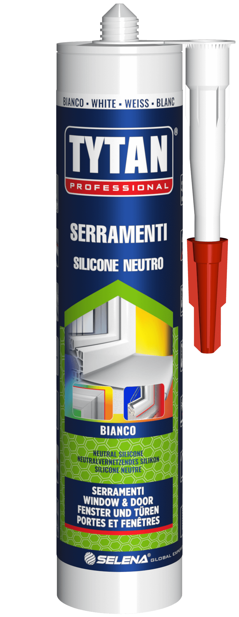 SILICONE NEUTRO SERRAMENTI INFISSI BIANCO 