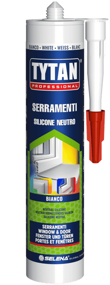 SILICONE NEUTRO SERRAMENTI INFISSI BIANCO 