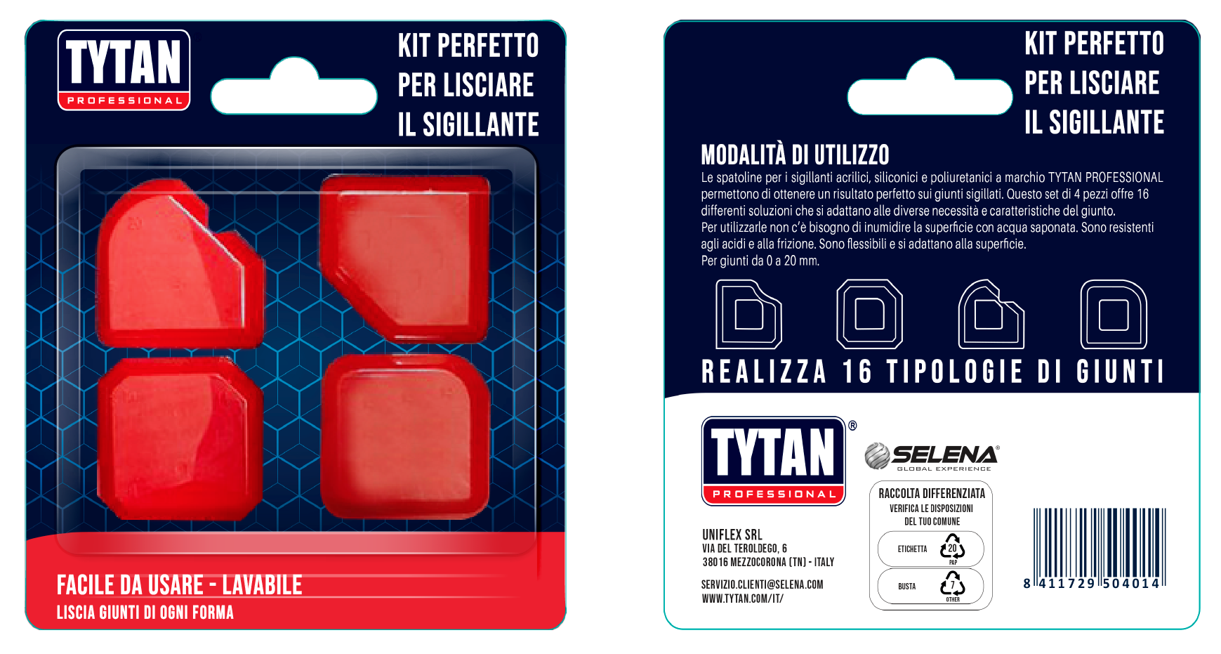 SPATOLINE SIGILLANTI PROFESSIONALI