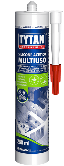 SILICONE ACETICO MULTIUSO BIANCO