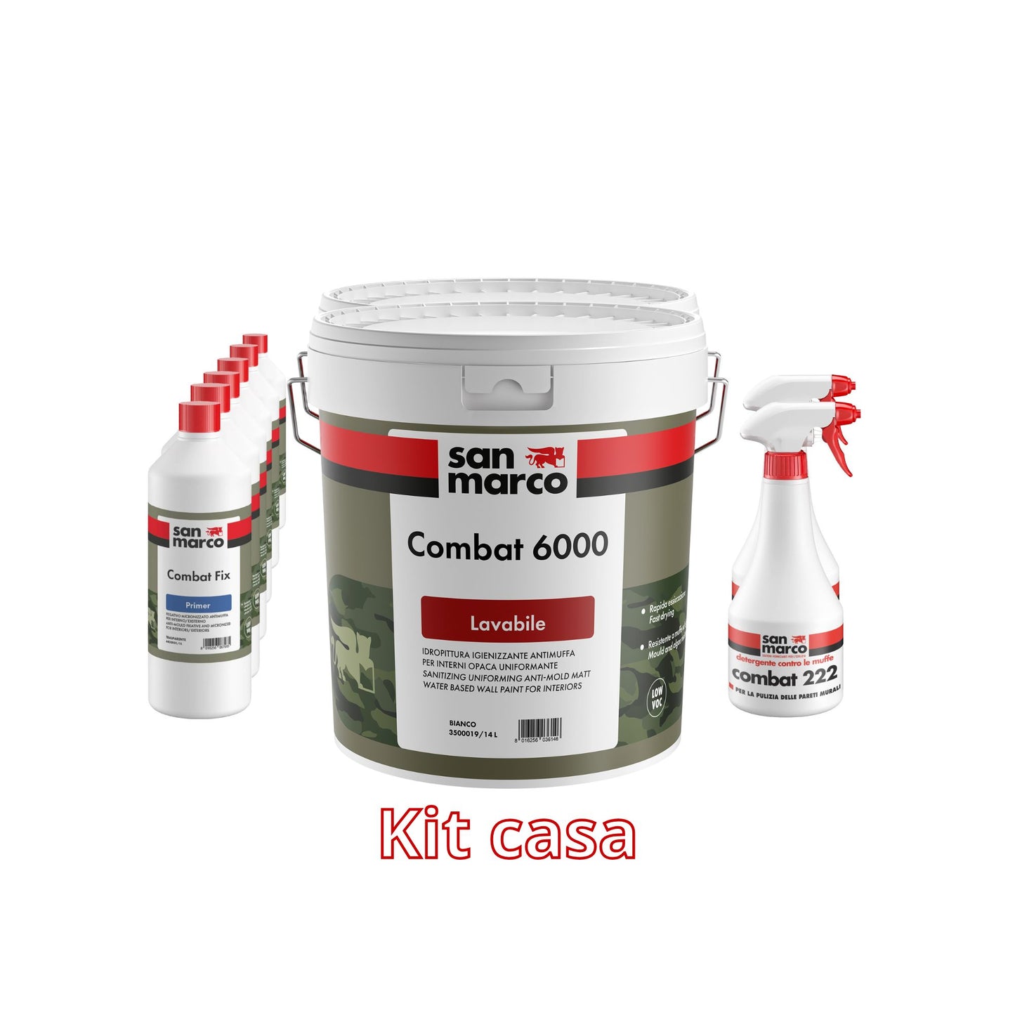 KIT CASA PREVENZIONE MUFFA BIANCO